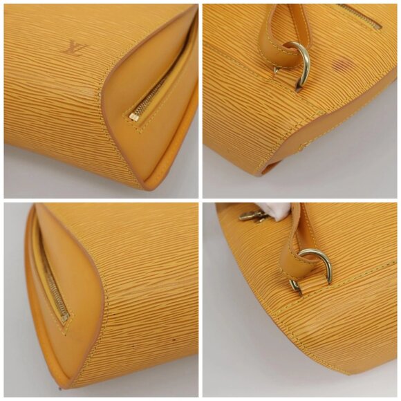 LOUIS VUITTON Epi Mabillon Backpack Yellow M52239 LV Auth ep10799 - Picture 15 of 16